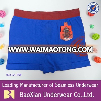 chinese factory mens seamless underwear boxers briefs POLYESTER Amazing